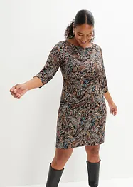 Robe en jersey à imprimé paisley, bonprix