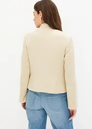 Kurze Velourlederimitat-Jacke, bonprix