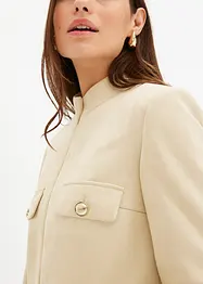Kurze Velourlederimitat-Jacke, bonprix