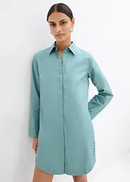 Hemdblusenkleid aus reiner Baumwolle, bonprix