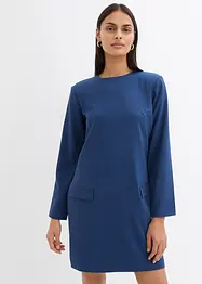 Minikleid mit Schulterpolstern aus Viskose-Mix, bonprix