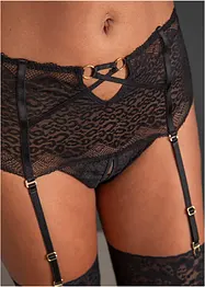 Highwaist String ouvert mit Strapshalter, bonprix