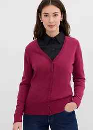 Feinstrickjacke mit Knopfleiste, bonprix