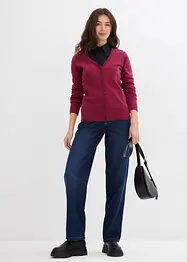 Feinstrickjacke mit Knopfleiste, bonprix