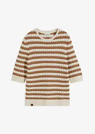 Strickshirt, halbarm, bonprix