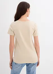 T-Shirt aus reiner Bio-Baumwolle, bonprix