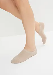 Füßlinge mit Bio-Baumwolle und Silikonstreifen (7er Pack), bonprix