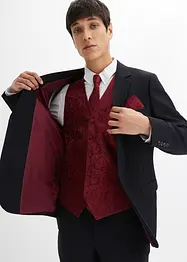 Costume de marié Slim (ens. 5 pces) avec gilet et cravate, bonprix