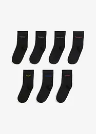 Halbsocke mit Bio-Baumwolle (7er Pack), bonprix