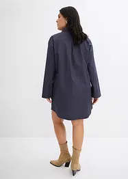 Hemdblusenkleid aus reiner Baumwolle, bonprix