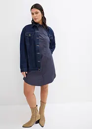 Hemdblusenkleid aus reiner Baumwolle, bonprix