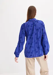 Blouse avec applications florales, bonprix