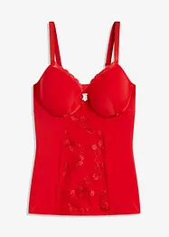 Top soutien-gorge à coques sculptant, maintien modéré, bonprix