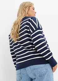 Pull rayé oversize, bonprix