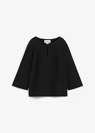 Blouse avec empiècement tissé, bonprix