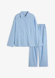 Pyjama tissé oversize avec boutons, bonprix