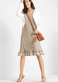 Gilet court en maille avec viscose, bonprix