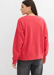 Sweat oversize en coton mélangé, bonprix