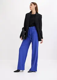 Pantalon à pinces en Lyocell avec lien à nouer, bonprix