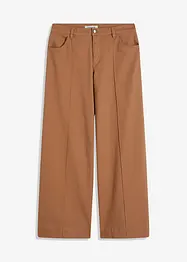 Pantalon twill avec passepoil, bonprix