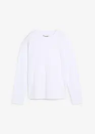 T-shirt manches longues en jersey lourd interlock, bonprix