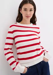 Pullover mit leichten Ballonärmeln, Langarm, bonprix