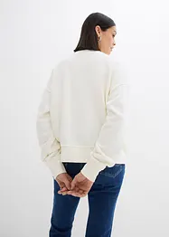 Sweat en coton mélangé, bonprix