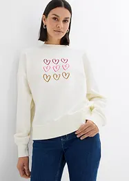 Sweat en coton mélangé, bonprix