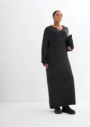 Robe en maille à col polo, bonprix