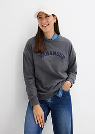 Sweat-shirt de grossesse et d'allaitement avec fermetures zippées, bonprix