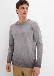 Langarmshirt aus Bio-Baumwolle (2er Pack), bonprix