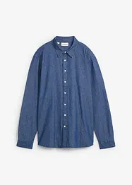 Chemise en jean 100% coton, manches longues, bonprix