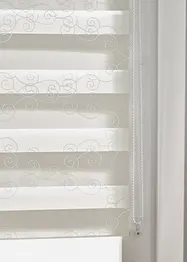 Store enrouleur double brodé à motif graphique, bonprix