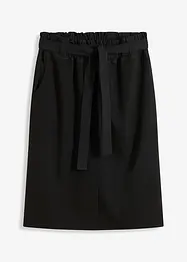 Jupe en jersey avec détails tissés, bonprix