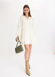Kleid mit Blumen-Applikation, bonprix