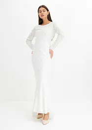 Robe de mariée brodée de sequins, bonprix