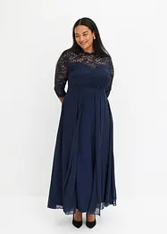 Robe longue à dentelle, bonprix