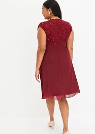 Robe midi à dentelle, bonprix