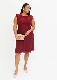 Robe midi à dentelle, bonprix