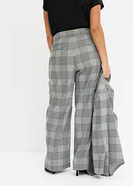 Pantalon large à carreaux, bonprix