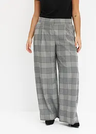 Pantalon large à carreaux, bonprix