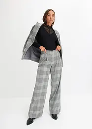 Pantalon large à carreaux, bonprix