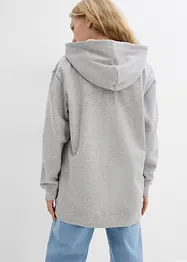 Sweat coton à capuche oversize, bonprix