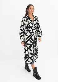 bedrucktes Satin-Midikleid, bonprix