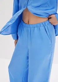 Gewebter oversized Pyjama aus Satin, bonprix