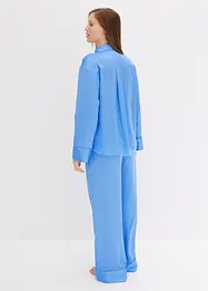 Gewebter oversized Pyjama aus Satin, bonprix