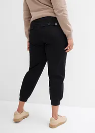 Pantalon en twill à taille élastiquée, bonprix