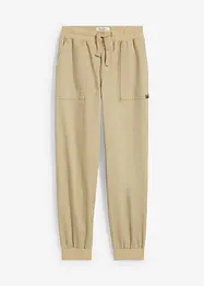 Pantalon jogger en twill, bonprix