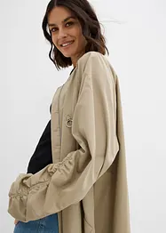 Blouson-Mantel mit Strickkragen, bonprix