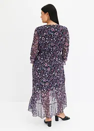 Robe imprimée en mesh, bonprix